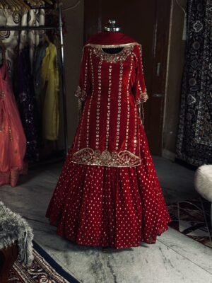 Moonlit Muse – Shimmery Evening Lehenga